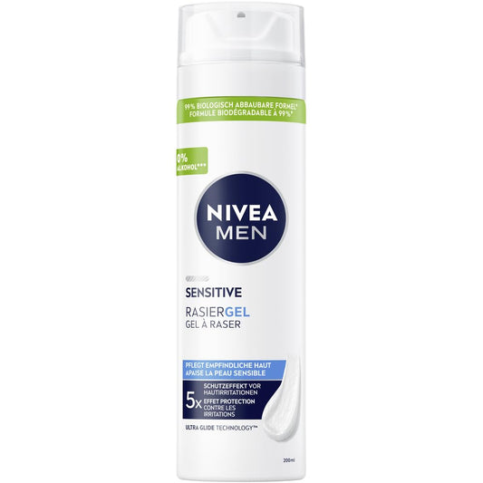 NIVEA MEN Sensitive Shaving Gel 200ml